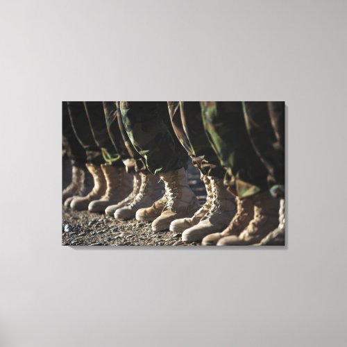 Afghan National Army Air Corp Soldiers Canvas Print