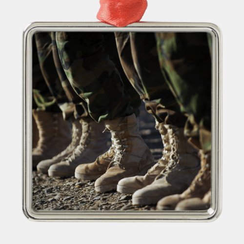 Afghan National Army Air Corp Soldiers Metal Ornament