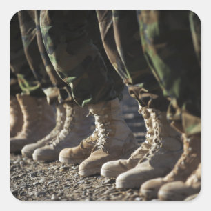 Afghan National Army Air Corp Soldiers Square Sticker