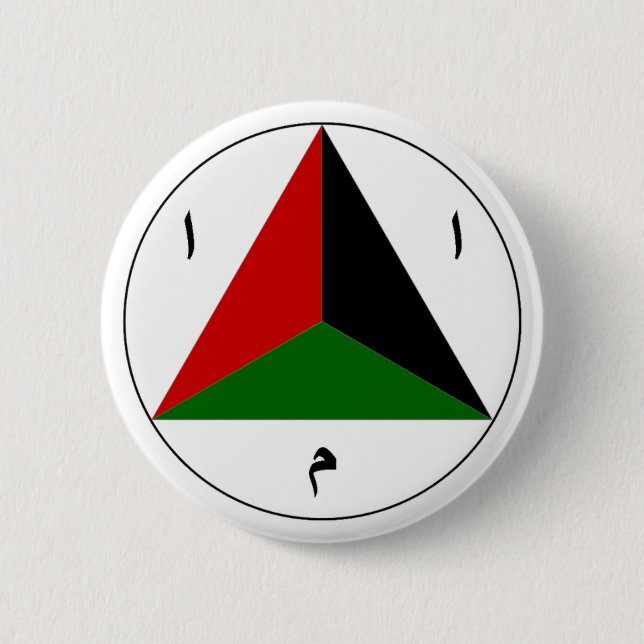 Afghan National Army Air Force Roundel Pinback Button (Front)