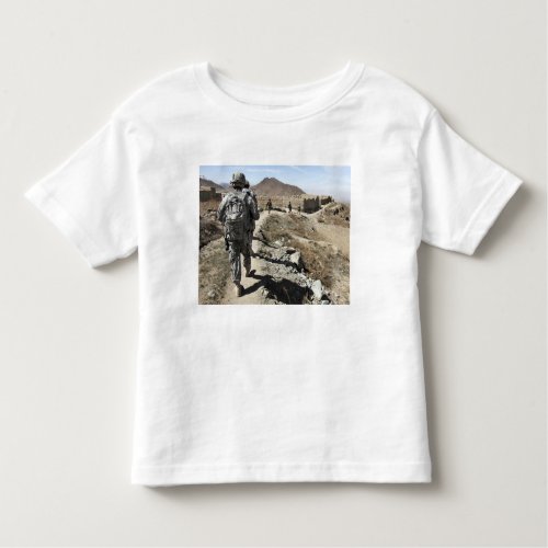 Afghan National Army and US soldiers Toddler T_shirt