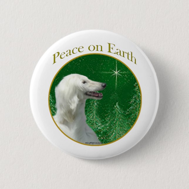 Afghan Peace Pinback Button (Front)