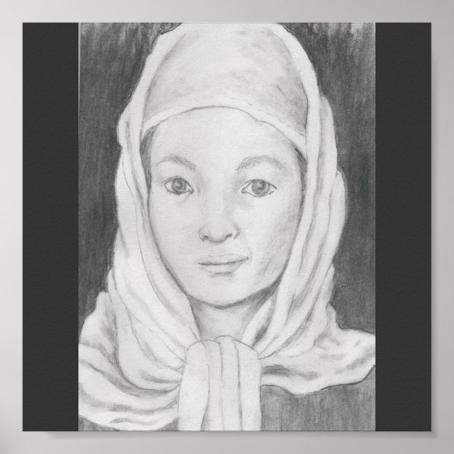 Afghan schoolgirl poster (Front)