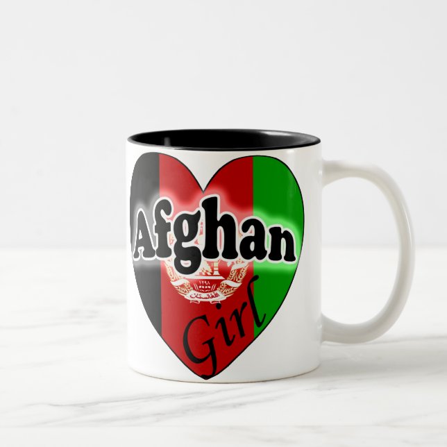 Afghan Two-Tone Coffee Mug (Right)