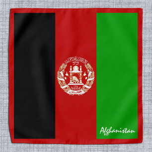 Afghani Flag bandana, Afghanistan fashion /sports Bandana