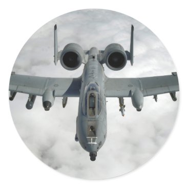 AFGHANISTAN A-10 THUNDERBOLT FRONT LOOK CLASSIC ROUND STICKER AFGHANISTAN A-10 THUNDERBOLT FRONT LOOK CLASSIC ROUND STICKER