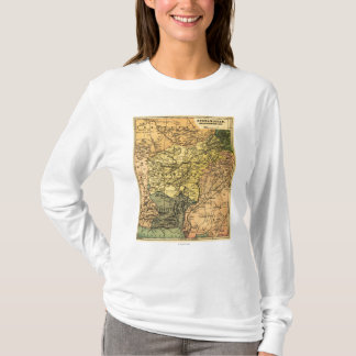 Afghanistan and Surrounding Countries Map T-Shirt