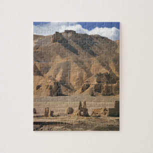 Afghanistan, Bamian Valley. Ancient earthen Jigsaw Puzzle