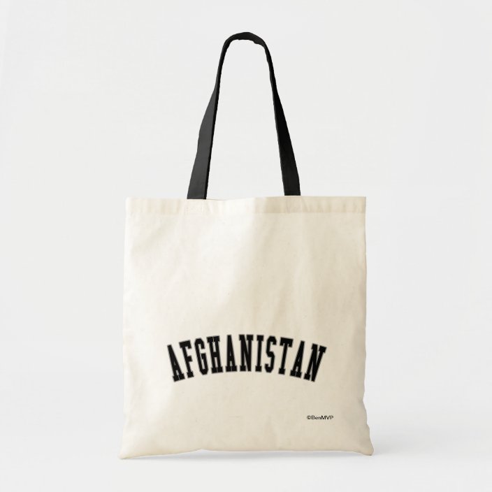 Afghanistan Canvas Bag