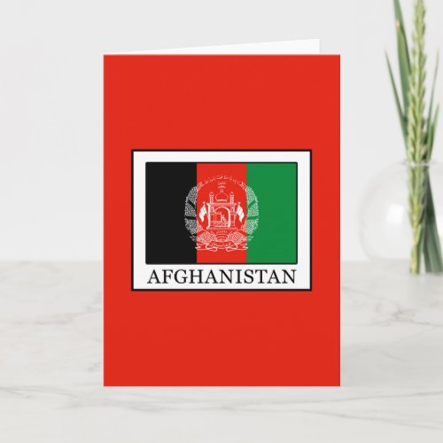 Afghanistan Card