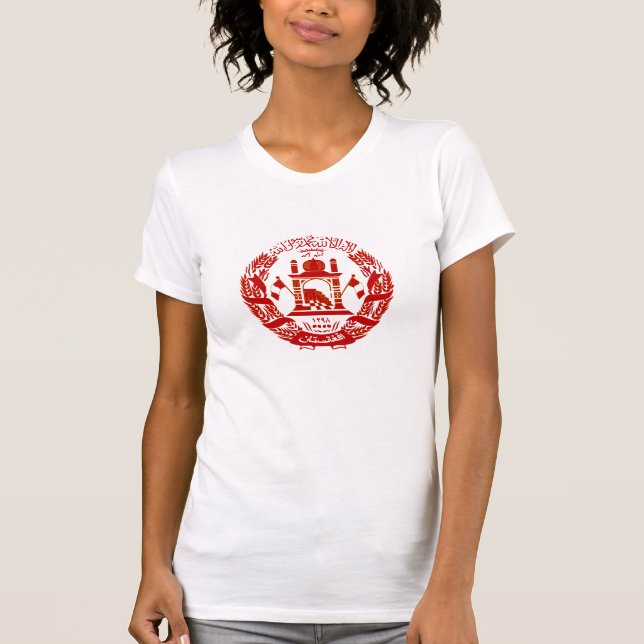 Afghanistan Coat of Arms T-Shirt (Front)