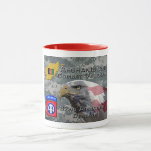 “Afghanistan Combat Veteran” - 82nd Airborne Divis Mug