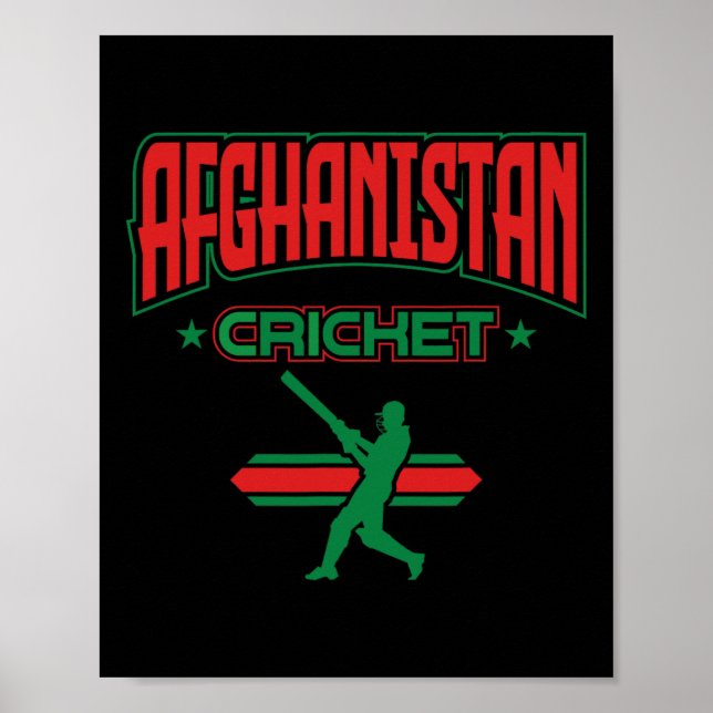 Afghanistan Cricket 1  Poster (Front)