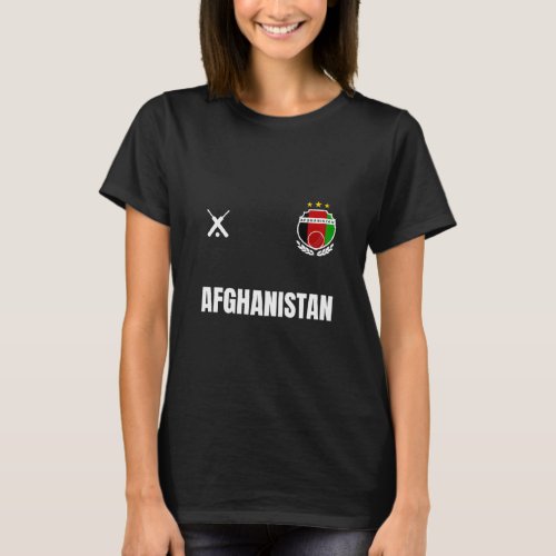 AFGHANISTAN Cricket Fan Badge  T_Shirt