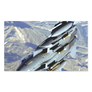 AFGHANISTAN F-15 BREAKAWAY RECTANGULAR STICKER AFGHANISTAN F-15 BREAKAWAY RECTANGULAR STICKER
