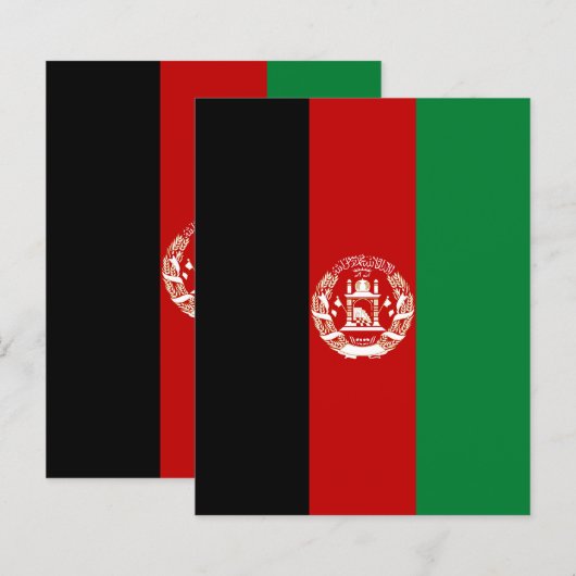 Afghanistan flag (Front/Back)