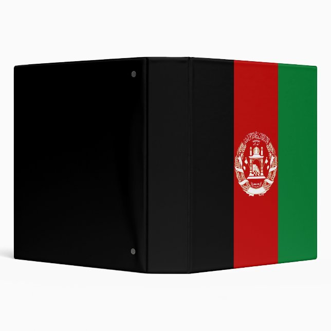 Afghanistan flag 3 ring binder (Background)