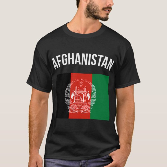 Afghanistan Flag Afghan Afghanistan T-Shirt (Front)