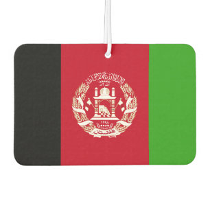 Afghanistan Flag Air Freshener