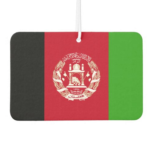 Afghanistan Flag Air Freshener