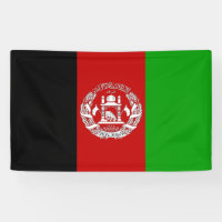Afghanistan flag banner