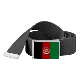 Afghanistan flag belt