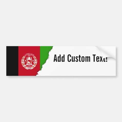 Afghanistan Flag Bumper Sticker