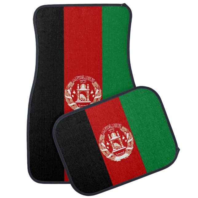 Afghanistan flag car floor mat (Set)