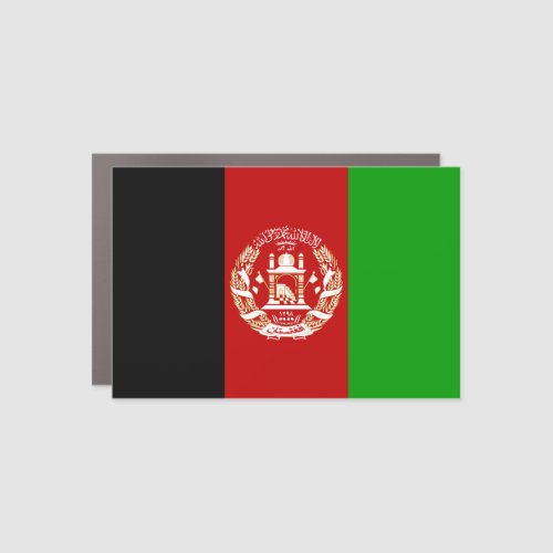 Afghanistan Flag Car Magnet