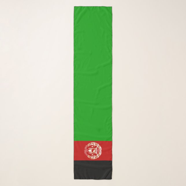 Afghanistan Flag Chiffon Scarf (Front)