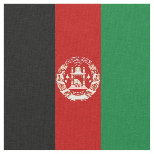 Afghanistan flag fabric