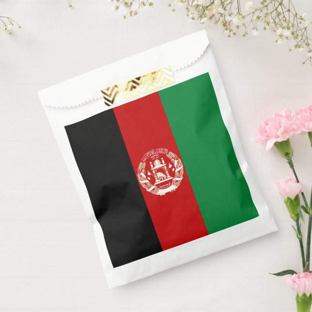 Afghanistan flag favor bag (Sealed)