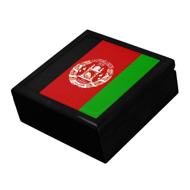 Afghanistan Flag Gift Box (Side)