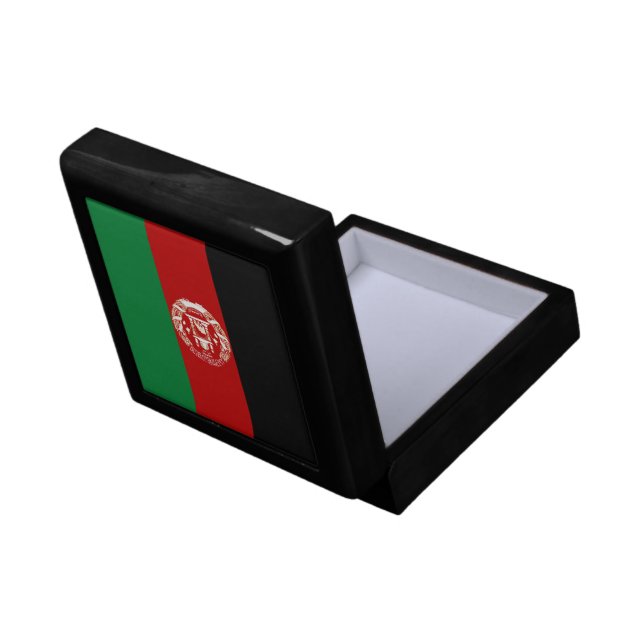 Afghanistan flag gift box (Back Open)