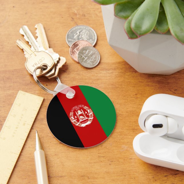 Afghanistan flag keychain (Desk)