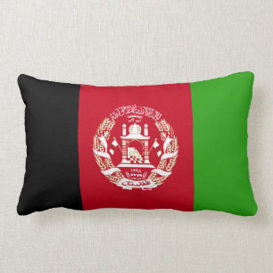 Afghanistan Flag Lumbar Pillow