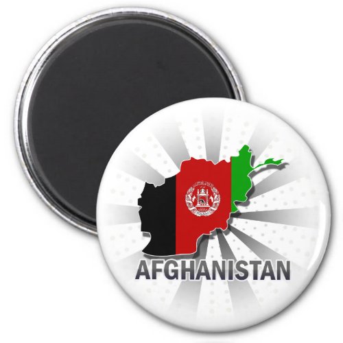 Afghanistan Flag Map 20 Magnet