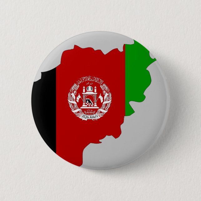 Afghanistan flag map button (Front)