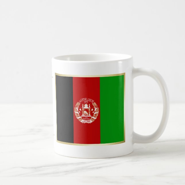 Afghanistan Flag + Map Mug (Right)