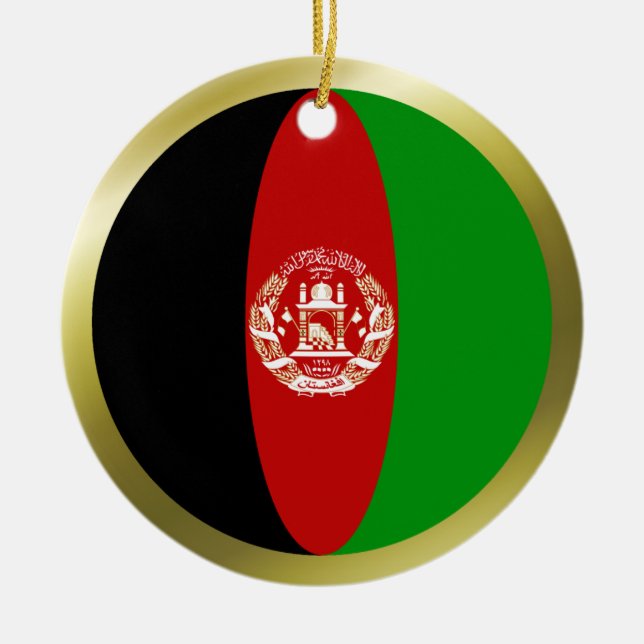 Afghanistan Flag Ornament (Front)