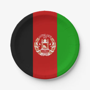 Afghanistan Flag Paper Plates