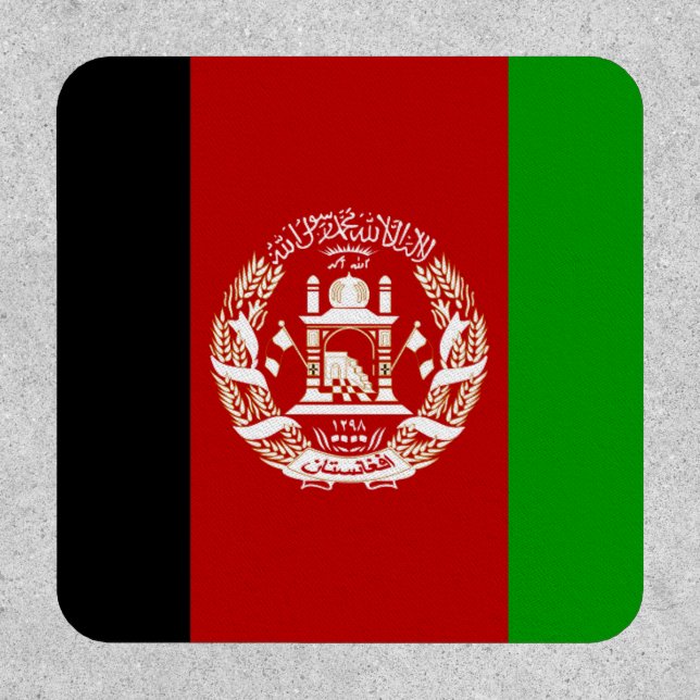 afghanistan flag patch (Front)