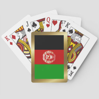 Afghanistan Flag Playing Cards