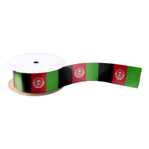 Afghanistan Flag Satin Ribbon
