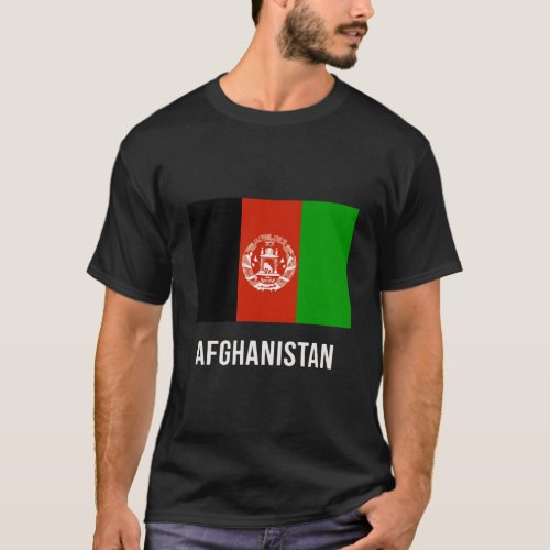 Afghanistan Flag Shirt Afghan