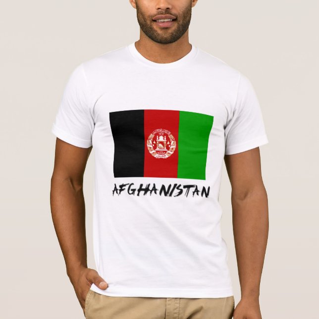 Afghanistan Flag T-Shirt (Front)
