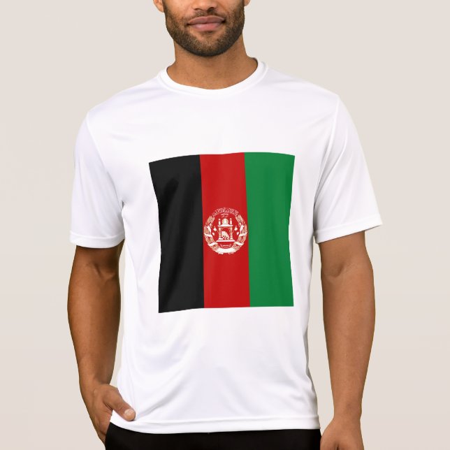 Afghanistan flag T-Shirt (Front)
