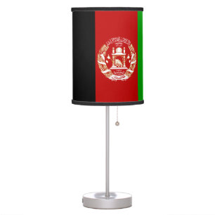 Afghanistan Flag Table Lamp