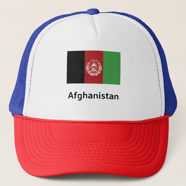 Afghanistan Flag Trucker Hat (Front)