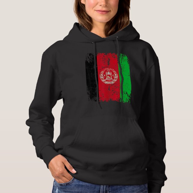 AFGHANISTAN Flag Women's Men's Children's Afghani Hoodie (Front)